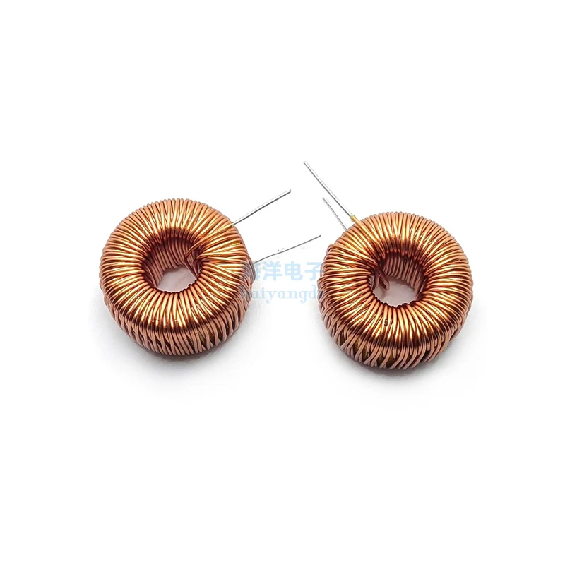 Inductor de anillo magnético para heridas toroidales, bobina de núcleo de polvo de hierro 3A, 18mm, 6826D, 1mH, 0,5 cables