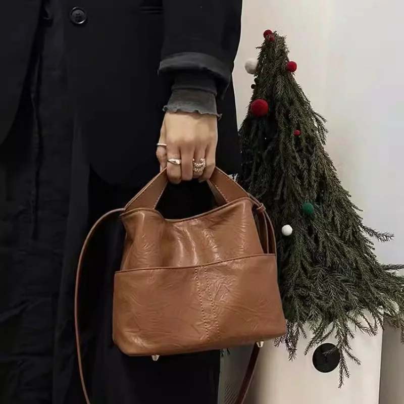 

Shoulder Bag Handbag Women Crossbody Bags Shoulder Sac Shipping Free Tote New Hand Bag Ladies Fashion 2024 Bucket Bolsa