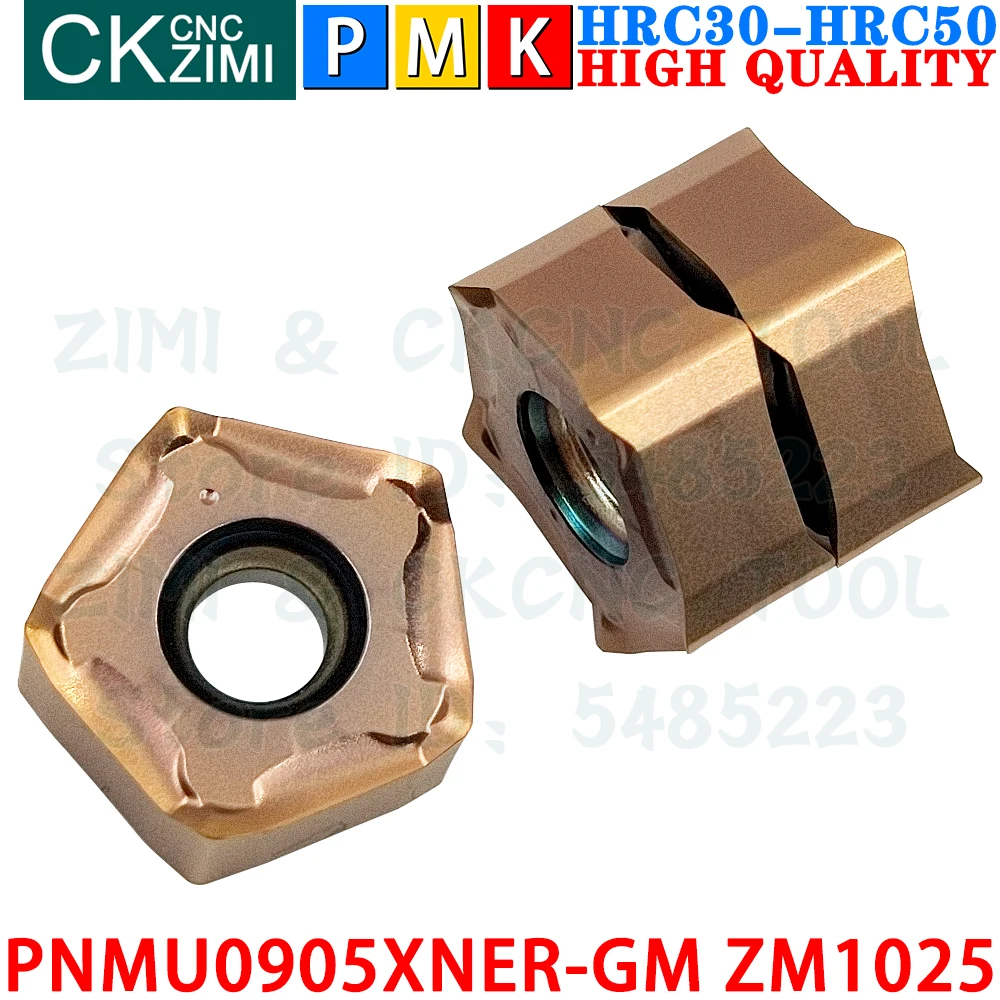 PNMU0905XNER-GM ZM1025 PNMU 0905 XNER-GM Carbide Inserts Fast Feed Milling Inserts MFPN CNC Heavy Cutting Indexable Milling Tool