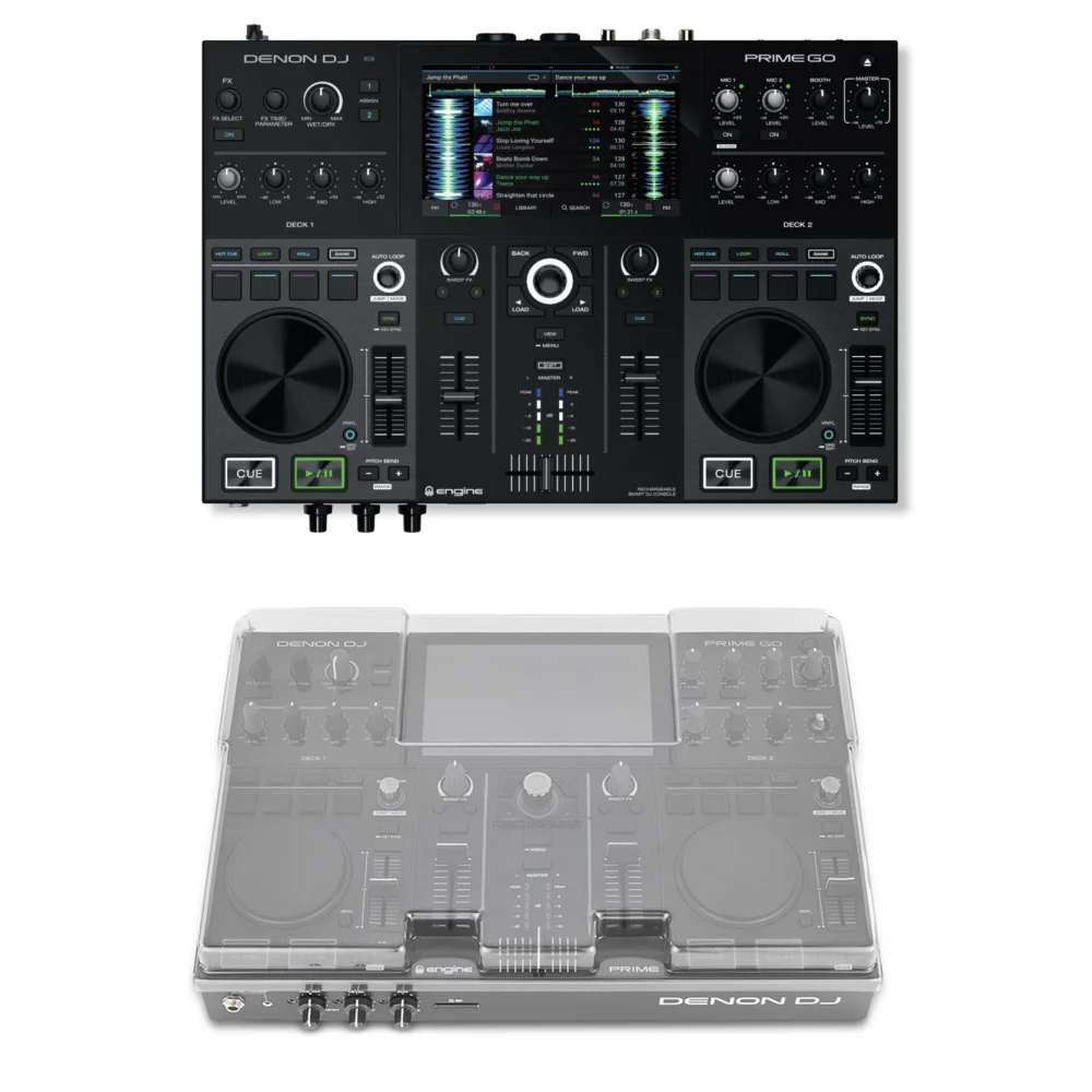 

BIG DISCOUNT SALES DENON DJ PRIME GO + DECKSAVER DS-PC-PRIMEGO COVER BUNDLE