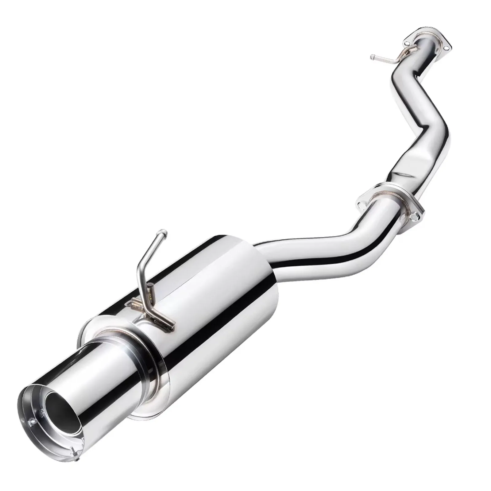 Stainless Catback Exhaust for 2003-2008 Nissan 350Z & Infiniti G35 with 4.5'' Single Tip & 3'' Pipe