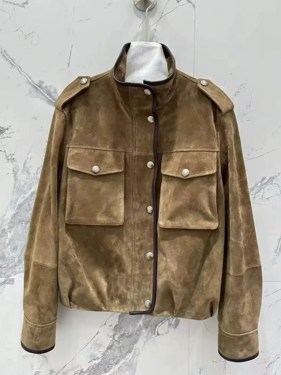 

Exclusive high-end quality wind suede jacket