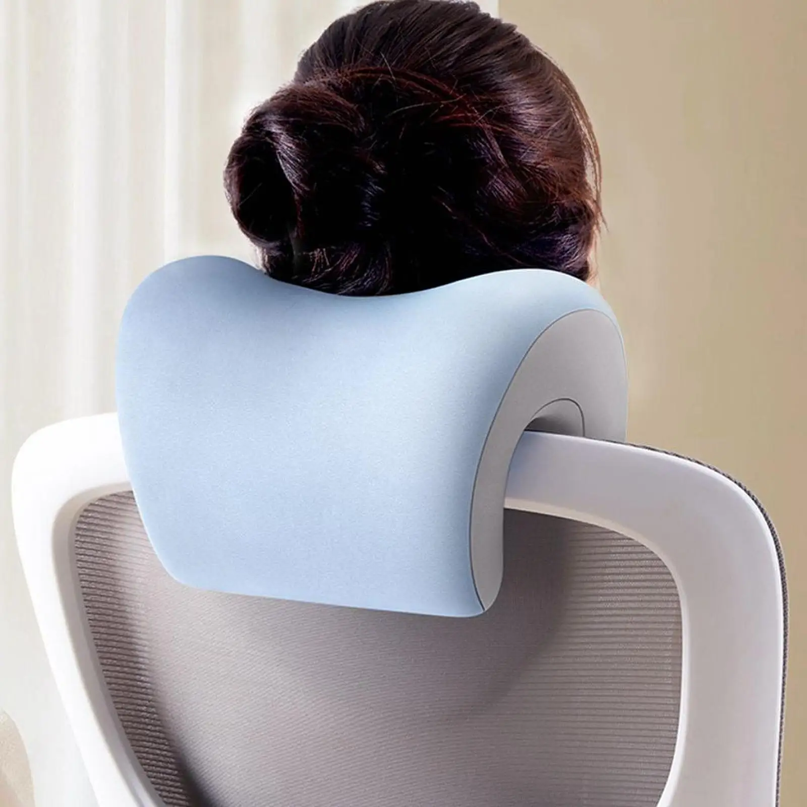 Silla de oficina, reposacabezas para siesta, silla de ordenador, silla con reposacabezas elevada, almohada para el cuello, descanso supino, almohada para dormir, memoria cómoda