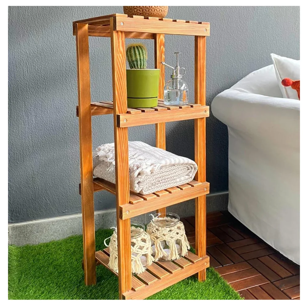 Wooden Bathroom Organizer Solid Bathroom Kitchen Shelf Towel Holder Stylish Design Gift Dowry Home Appliances 2023