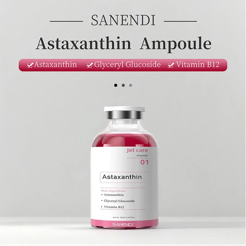سانندي مصل بشرة الوجه أمبولات ترطيب اشراق العناية بالبشرة مع أستازانتين النحاس الببتيد PDRN الكولاجين نياسيناميد HA #2