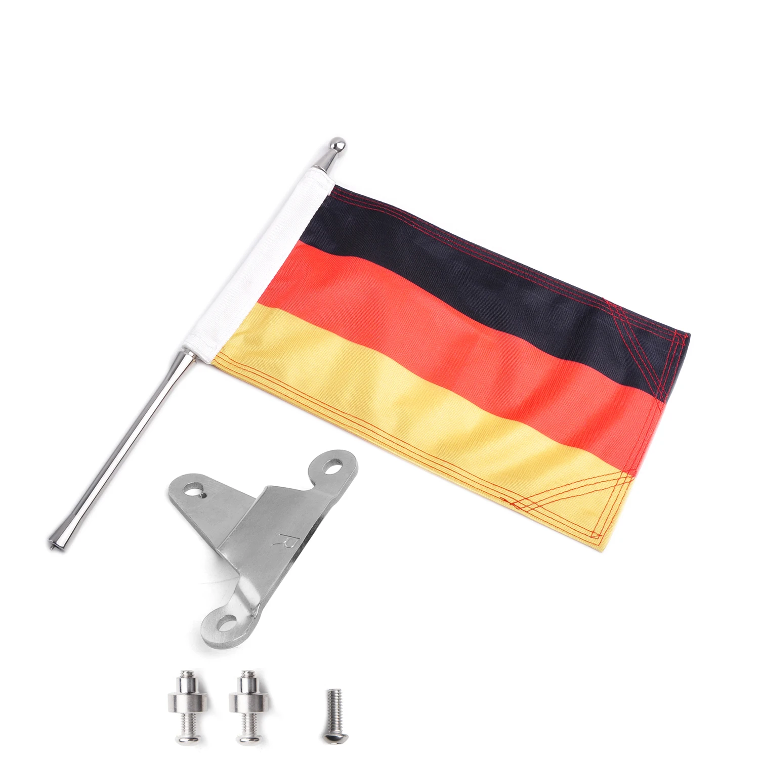 Motorcycle flag For Honda Gold Wing GL1800 Flagpole Germany Flagpole Kit Trunk Bracket  Flagpole 2018-2024 Moto Tour - Panical