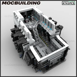 MOC Building Block Battleship Frigate Control Room Deck DIY Brick Model Movie Scene Series Collection Toy Birthday Gift Present