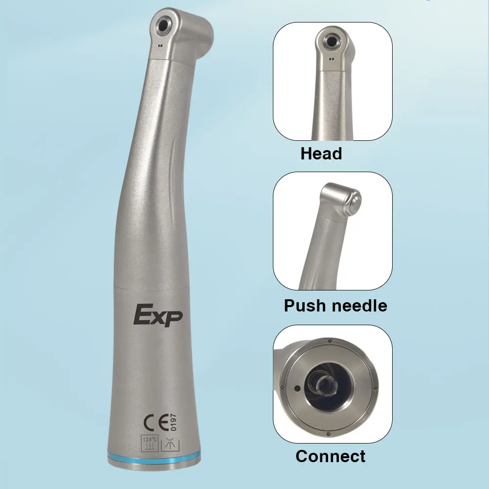 Exp Internal Water Spray Dental Low Speed Handpiece 1:1 Contra Angle And Straight Handpiece Air Motor Dental Equipment Tool