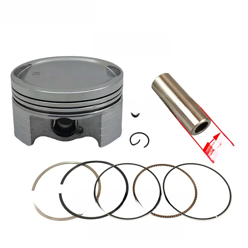 Tłok motocyklowy 63,5 mm Pin 14 mm zestaw uszczelek pierścieniowych do CBF150 XR150 ulepszone CBF185 XR185 zmodyfikowane części — zdjęcie 2