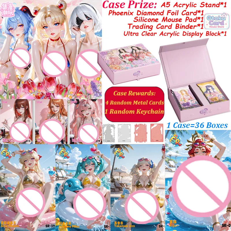 Mijing Youwu Vol.3 Waifu Collection Cards Full Case Wholesale Anime Girl Booster Box TCG CCG Trading Card Hobby Collectible