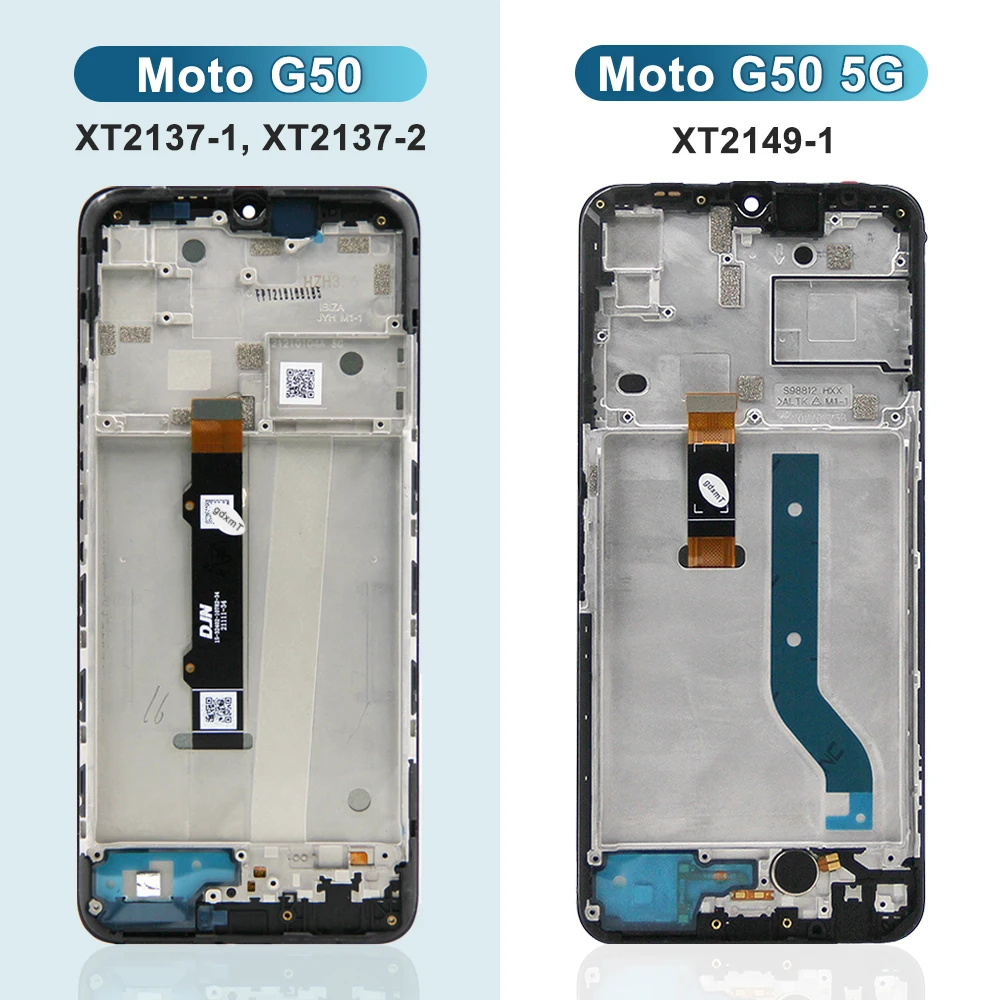 6.5 inch For Motorola Moto G50 Lcd XT2137-1 XT2137-2 Screen Display Touch Digitizer Assembly For Moto G50 5G LCD  XT2149-1