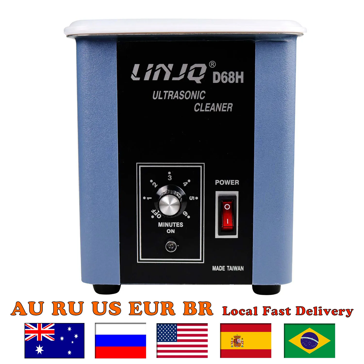 1.6L Professional Ultrasonic Cleaner for Glasses, Watches, Jewelry, Small Parts, and Circuit Boards