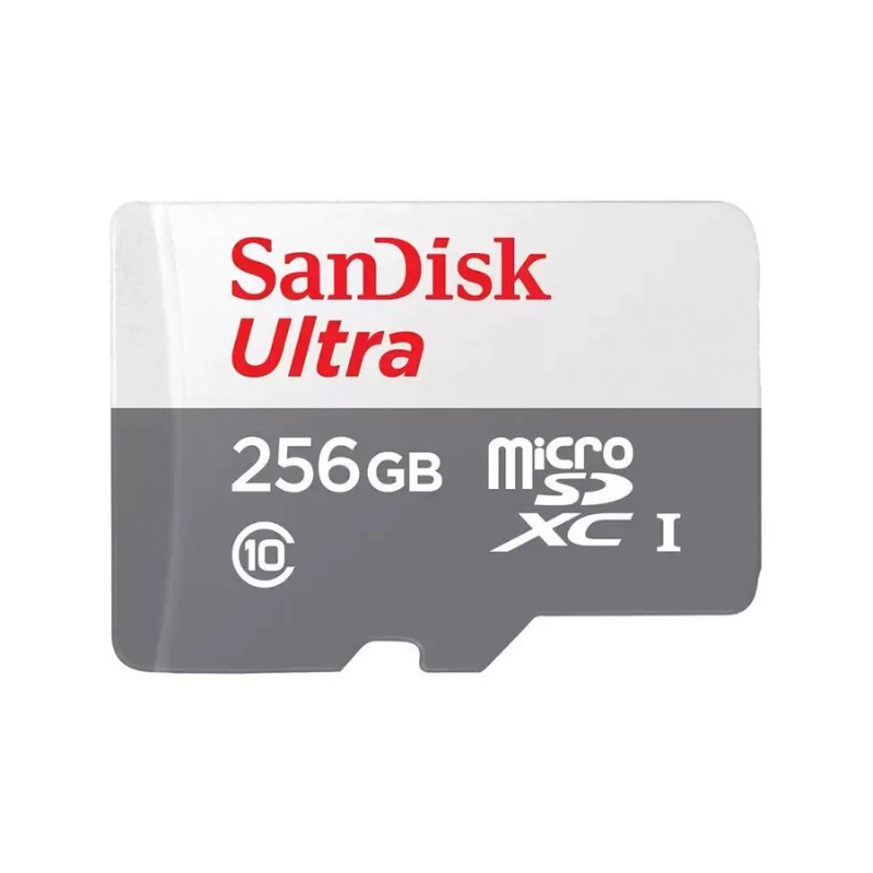 Sandisk Micro 256GB Ultra Classe10 100 MB/s Memory Card, Internal Memory Expansion