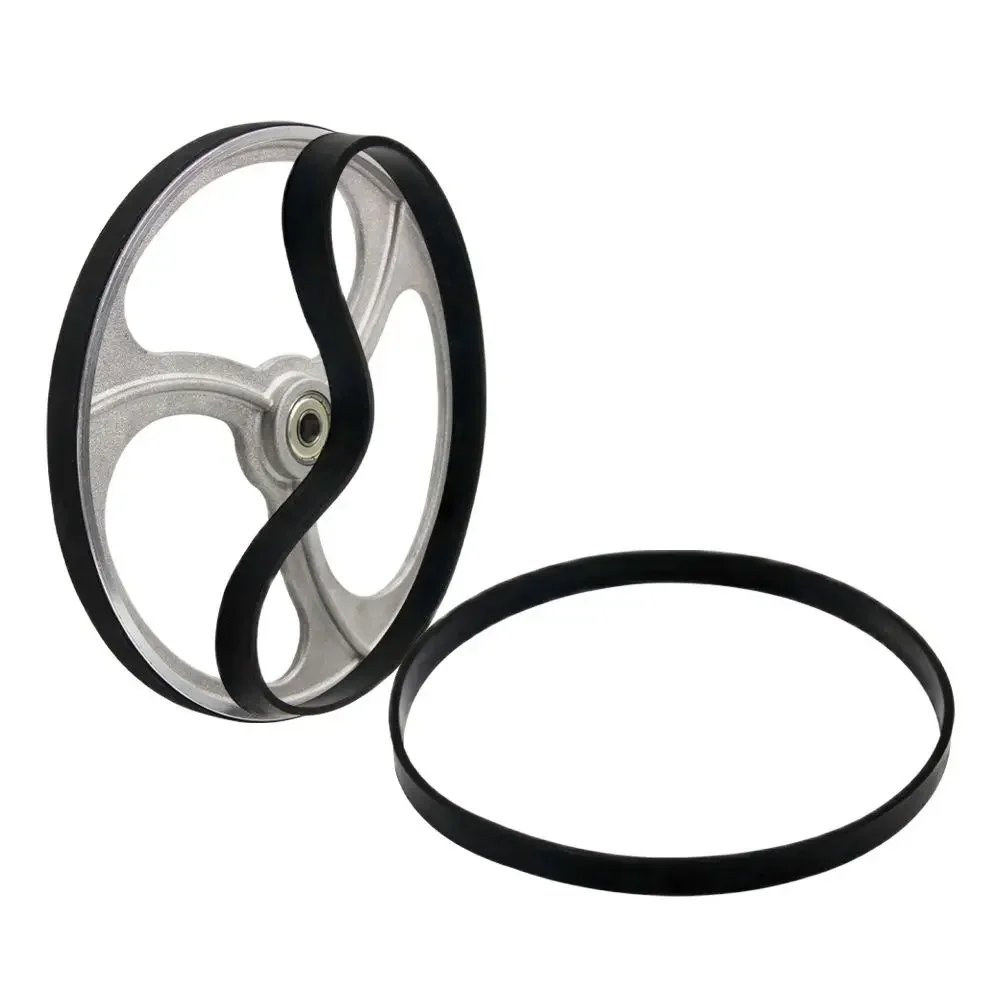 Bandes de scie à ruban, pneus en caoutchouc, outils de travail du bois, pièces de rechange pour lames de 8 "(400mm,1425mm), roues de défilement, 2 pièces