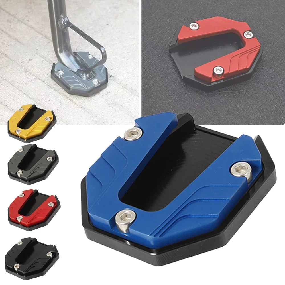 AliExpress CNC Aluminum Alloy Universal Electronic Motorcycle E-bike Scooter Kickstand Pad Anti-Skid Enlarger