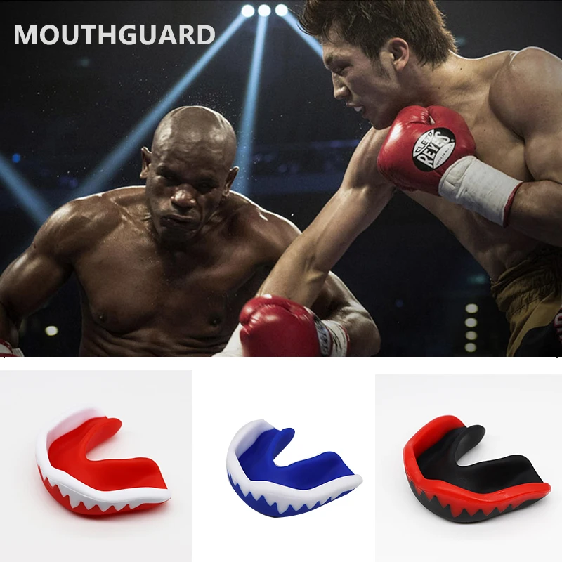 Adult Sports Mouthguard Boxing Tooth Protection Mma Muay Thai Fighting Mouth Guard Eva Can Be Cut Molar Sports Protective Gear