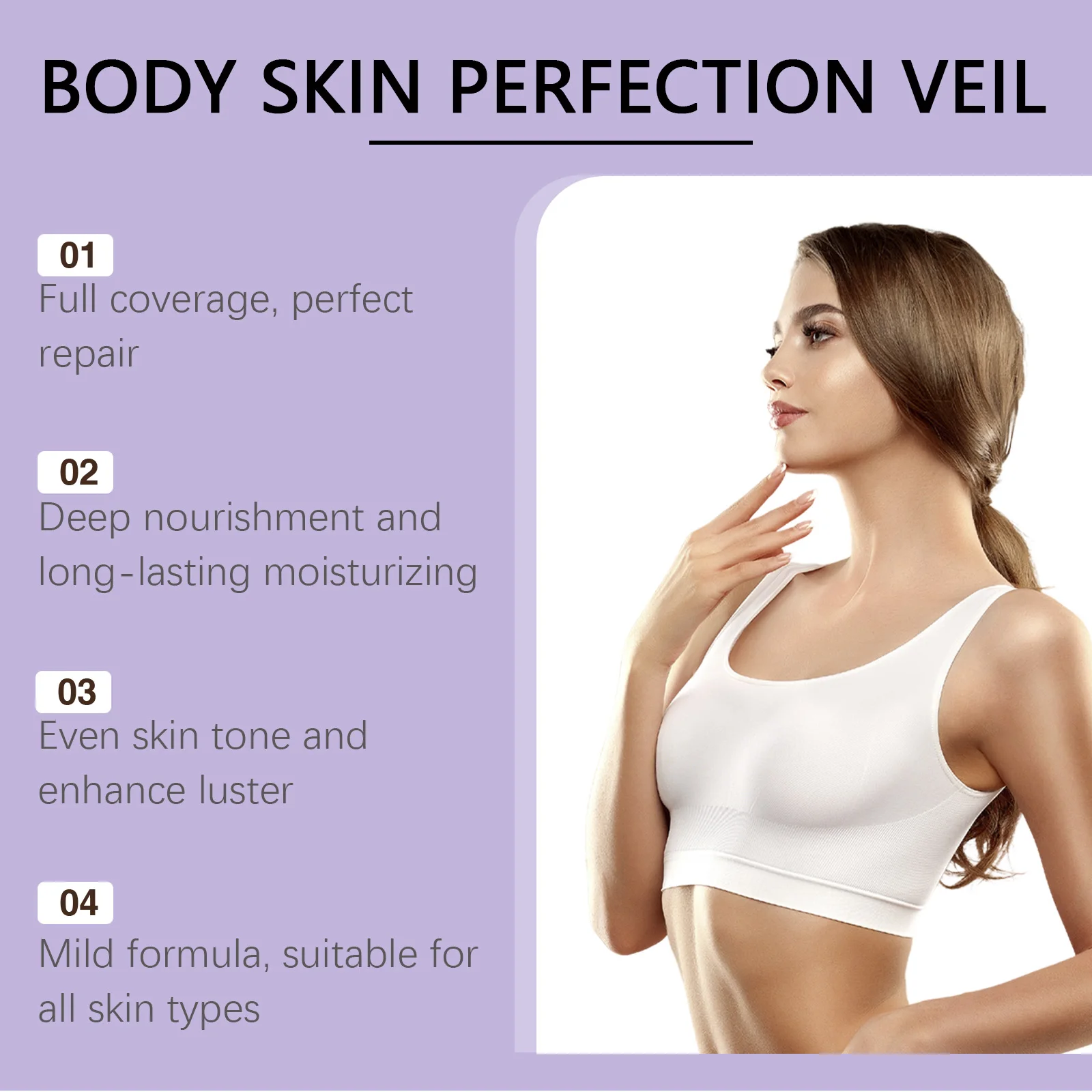 Body Concealer Care Cream Full Coverage Scar Tattoo Birthmark Vein Dark Spot Cover Up Long Lasting Waterproof Moisturizing Brightening Base Makeup