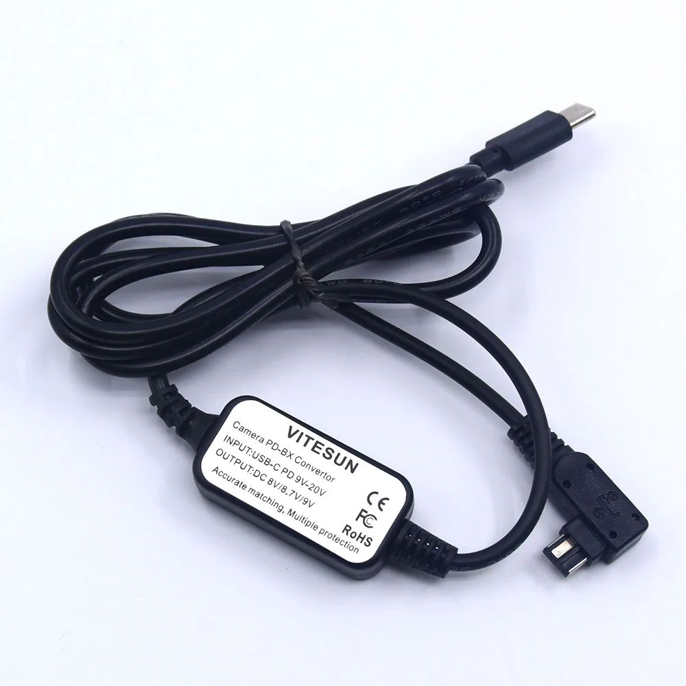 Type C Power Adapter to PW10AM Cable for Sony Alpha A350K 350K A350K A200 A230 A290 A330 A390 A450 A100W/B A700P A100K A57 A100H