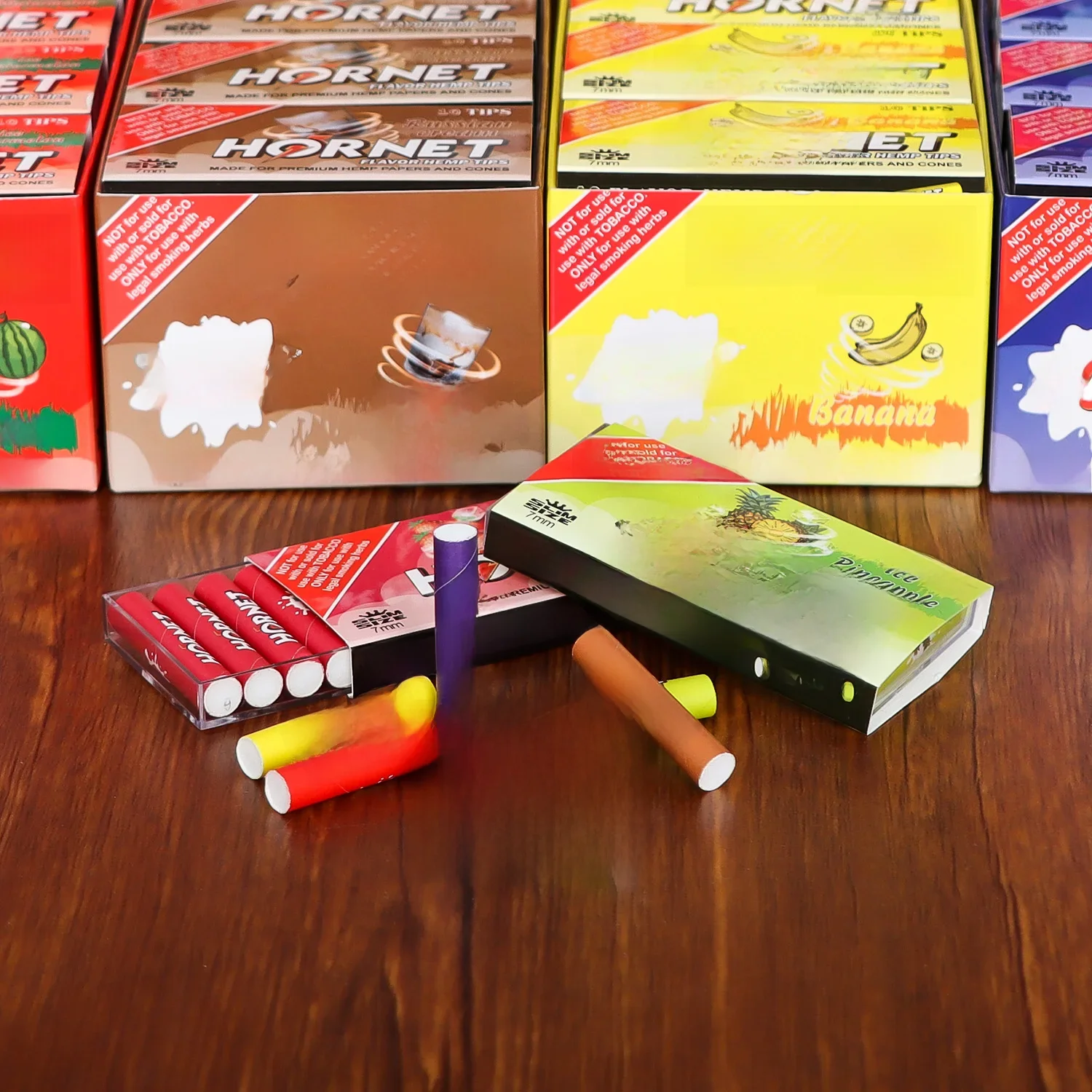 Hornet brandneue 10 teile/paket Filter mit Frucht geschmack Pops Perlen tragbare Tipps