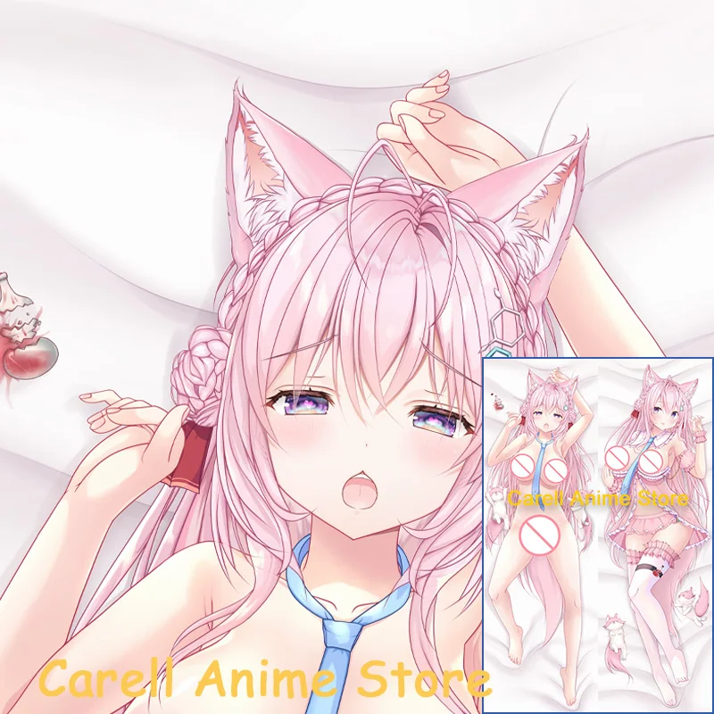 

Двусторонняя наволочка для подушки Dakimakura Anime Hakui Koyori Hololive Vtuber