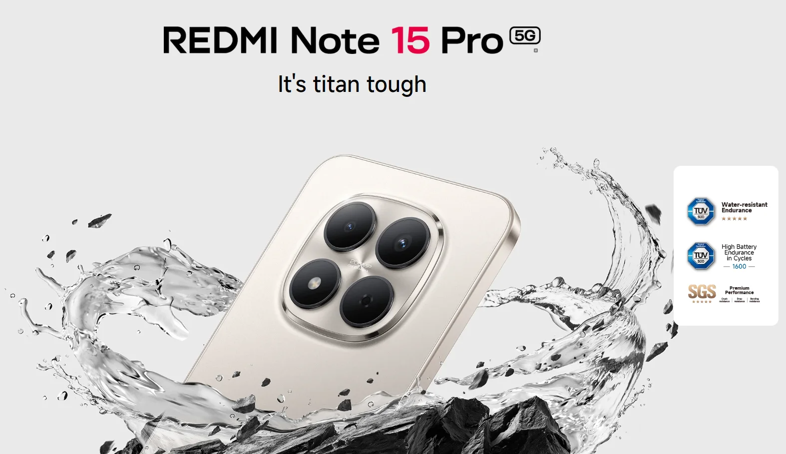 Xiaomi Redmi Note 15 Pro 5g Mediatek Dimensity 7400-Ultra 6.83" Amoled Display 6580 Mah Battery 120Hz 200Mp Ois Camera Original