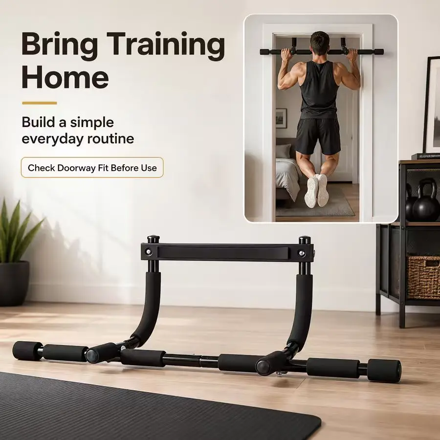 Foldable Push Up Board with Durable 1.0-Inch Tubing & 300 lb Weight Capacity, Compact Home Workout Equipment for Full Upper Body Strength Training