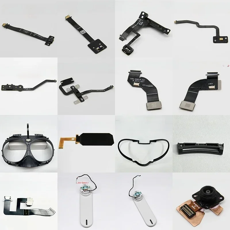 Port ładowania kamery MIC Indukcyjny elastyczny kabel Ekran LCD Osłona obiektywu Stojak Klamra Głośnik Części do Oculus Quest 2 VR — zdjęcie produktu 7