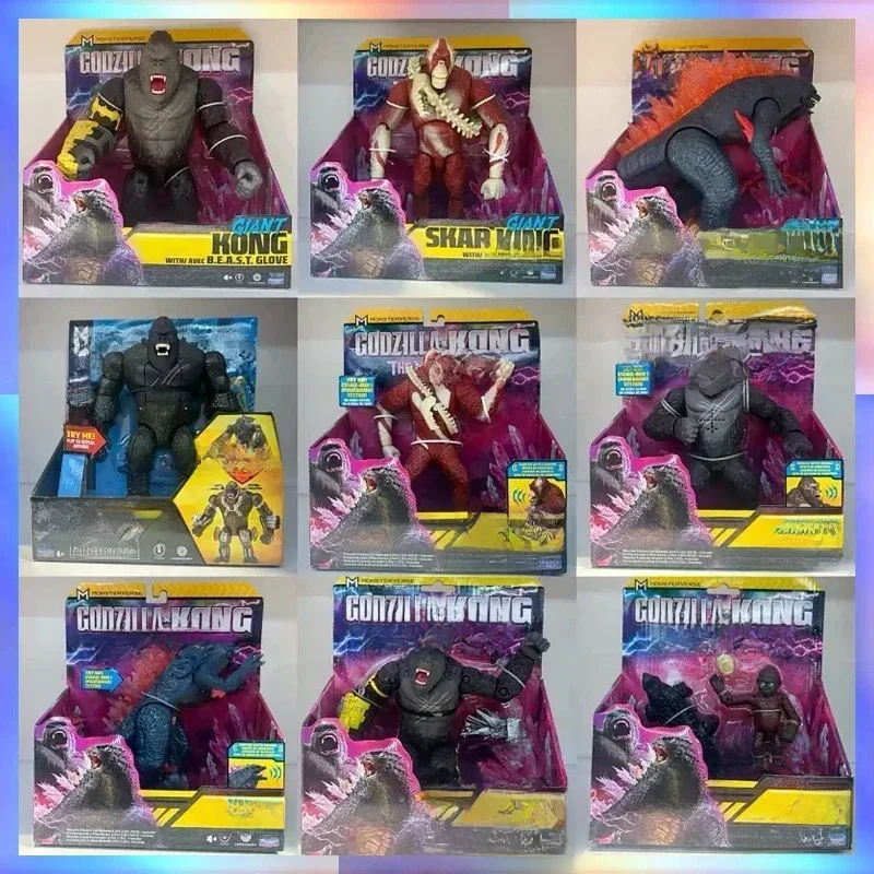 2024 Spielkameraden Godzilla vs. King Kong 2 Actionfigur zum Sammeln, Kinderspielzeug, bewegliches