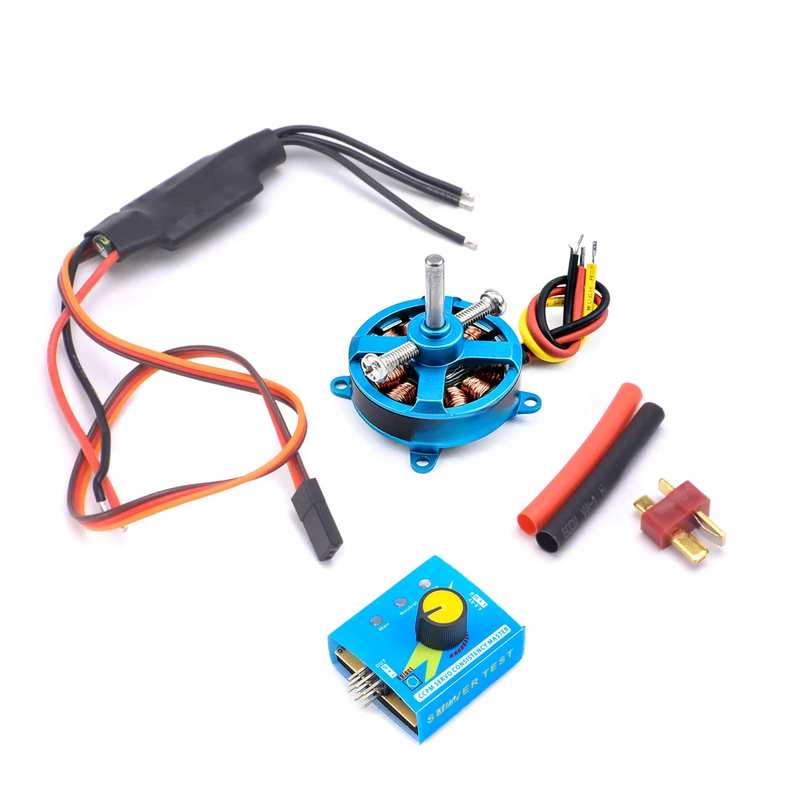 Samolot dużej mocy LE2204 1800KV silnik 12A ESC serwer Tester dla RC samolot stałopłat samolot KT F3P części do zdalnego sterowania — zdjęcie 2