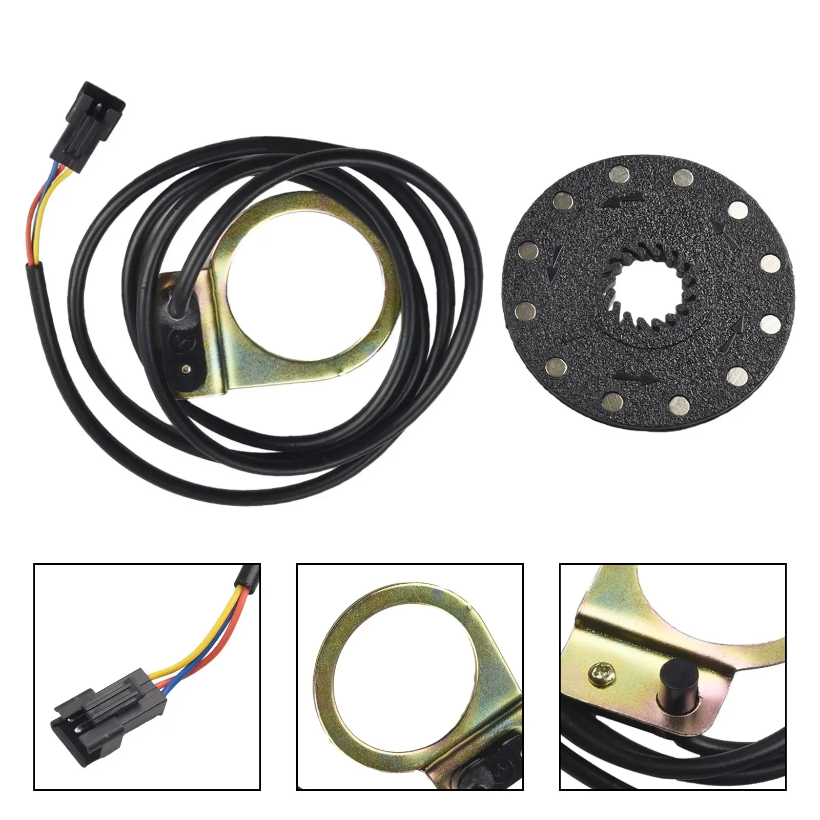 AliExpress 1x Electric Bicycle Pedal PAS Assistant Sensor 5/8/12 Magnets Speed Sensor 100Cm Alloy Pulse Assist Sensor Part