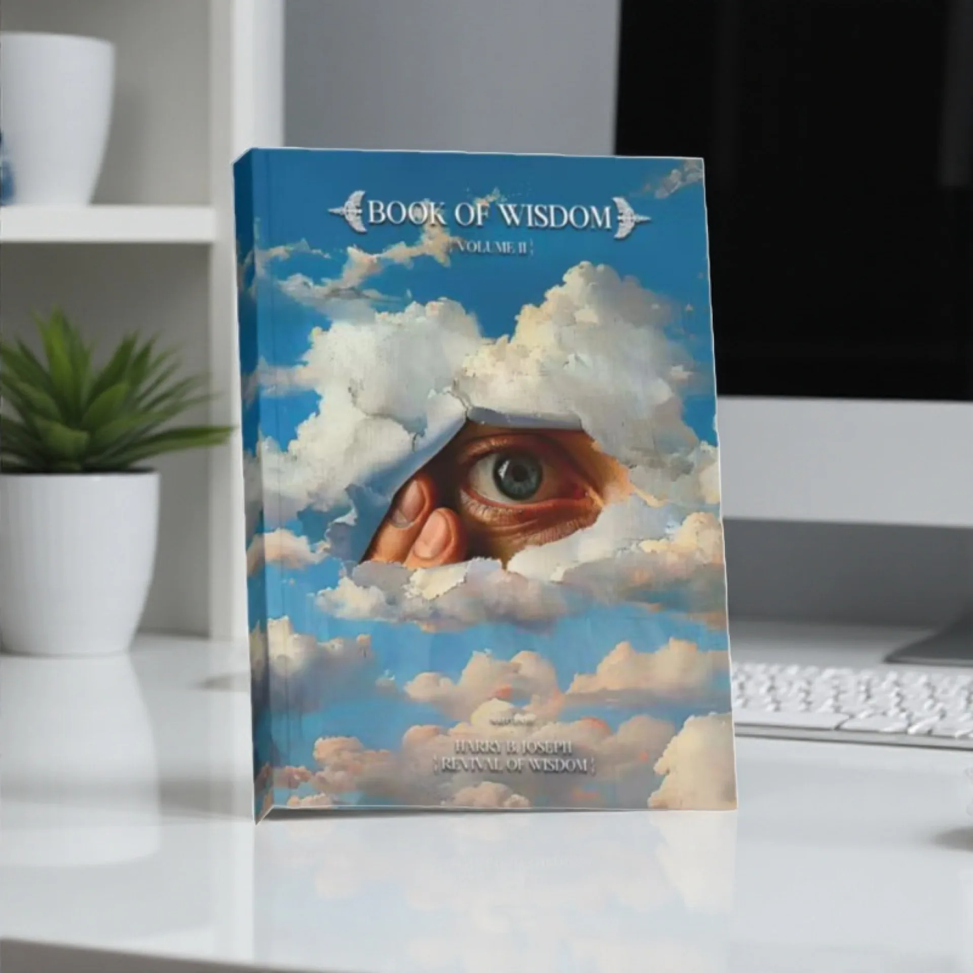 Book of Wisdom Volume II Hardcover Book, Inspirational Philosophical Spiritual Reading for Self‑Growth