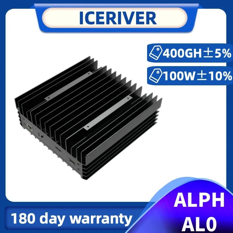 

Новый ICERIVER ALPH AL0 400GH/S 100W черный 3 алгоритм Майнер с блоком питания