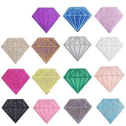 10pc Iron on Glitter Diamond Patch High Quality Embroidered Patches For Clothes Backpack Repair Decoration