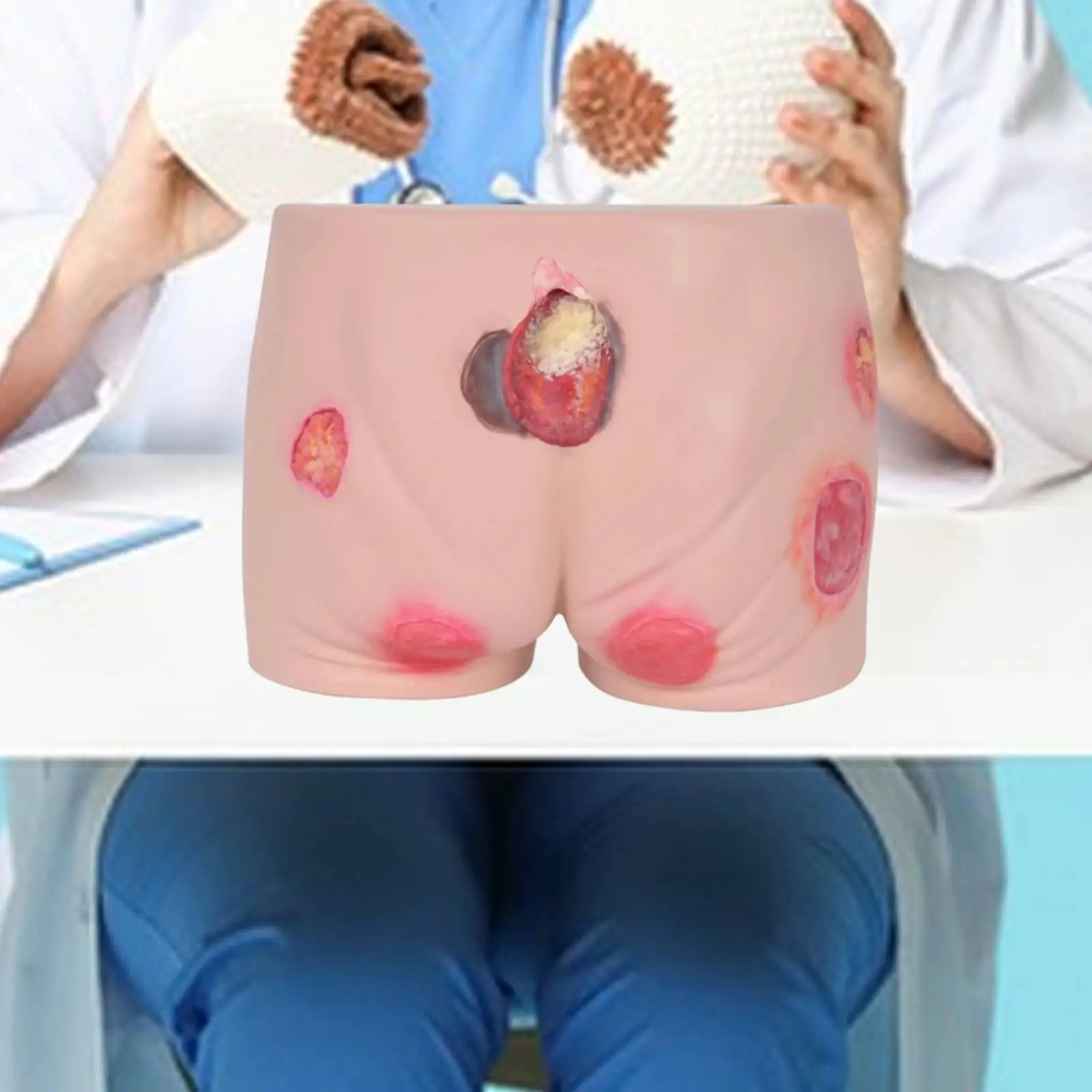 Pressure Ulcers Nursing Model Senior Pressure Ulcers Manikin Buttock Care Model Teaching Simulator Stu Education Medical Train - view 3