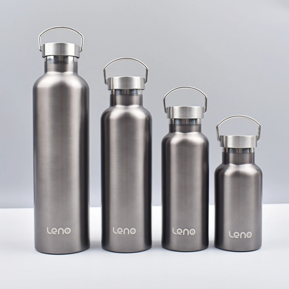 350-1000ml Stainless Steel Sport Water Bottle Large Capacity Double Wall Vacuum Insulated Tumbler Portable Thermos Bottle