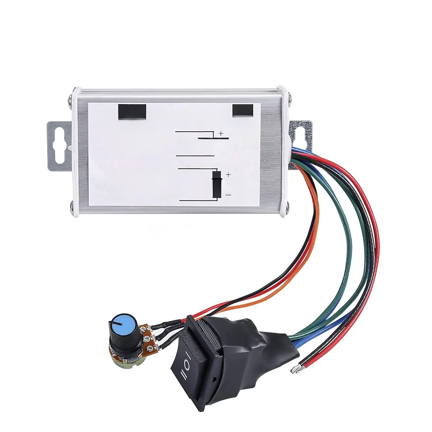 Contrôleur de vitesse de moteur à courant continu, contrôle du pilote de moteur à balais, Modulateur de largeur d'impulsion de moteur Sochi, Tech DC 9V-60V, 12V, 24V, 36V, 48V, 60V