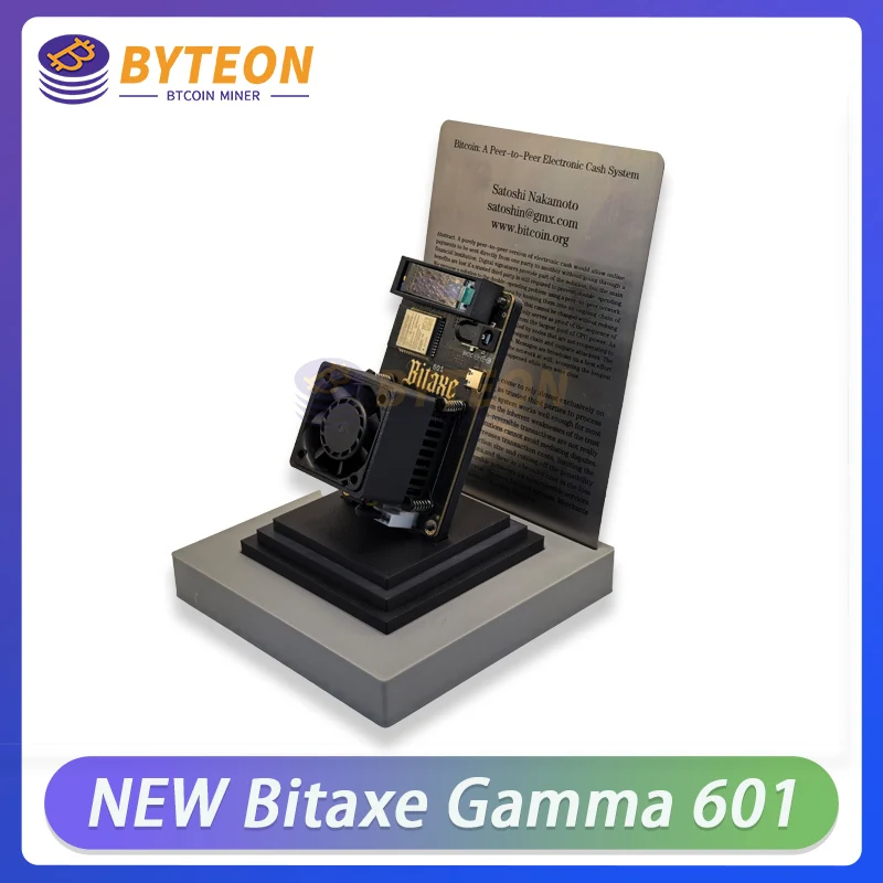 

Майнер Bitcoins Bitaxe Gamma 601 Solo Miner BTC Miners 1,2TH/s BM1370 ASIC Chip 2,4G WiFi 18 Вт Криптомайнер Машина для горнодобывающей лотереи
