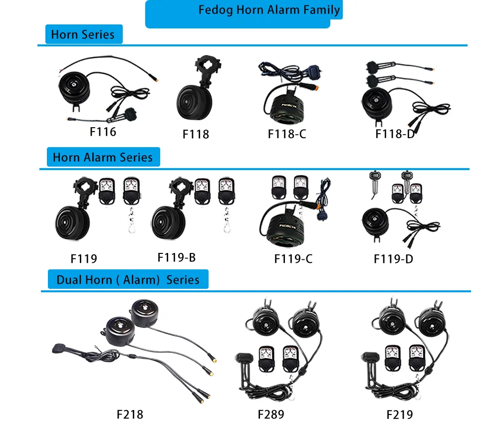 Dropshipping  Super Loud Electrical Bike Dual Horn Alarm Fast Scooter Double Horn With  Double Alarm Changeable Button Cable