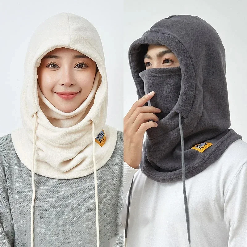 AliExpress Winter Warm Hat with Mask Neck Warmer 3-in-1 Windproof Balaclava for Men and Women hat Cycling Hiking Cold Weather Protection