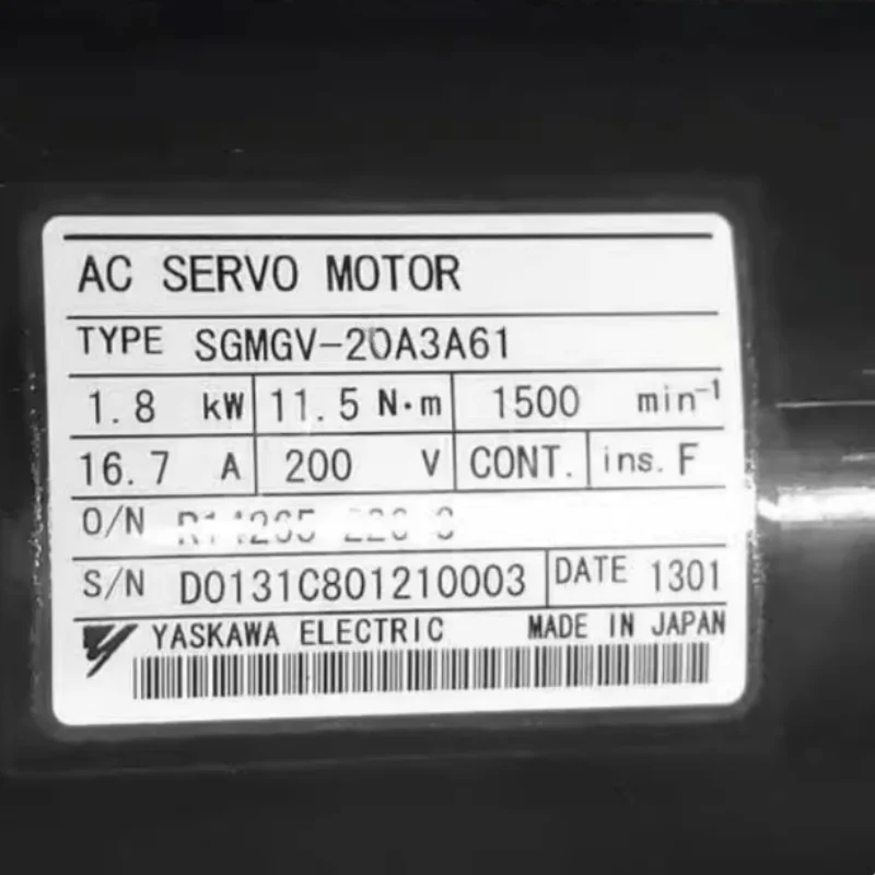 AC SERVO MOTOR SGMGV-20A3A61