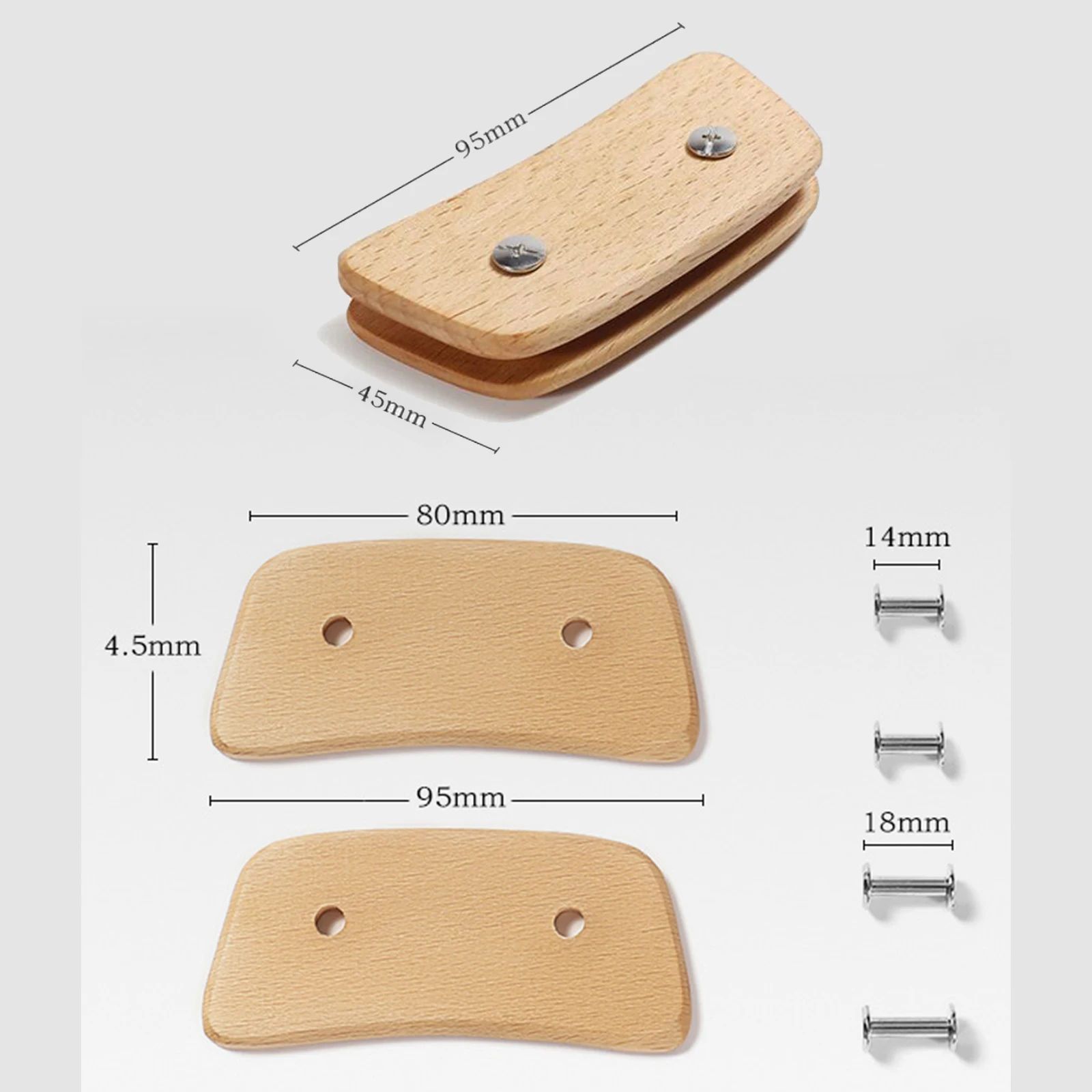 مقبض بديل بمقبض معزول مقاوم للحرارة من الخشب الصلب، مقاوم للحرارة للتخييم في الهواء الطلق، وعاء شواء
