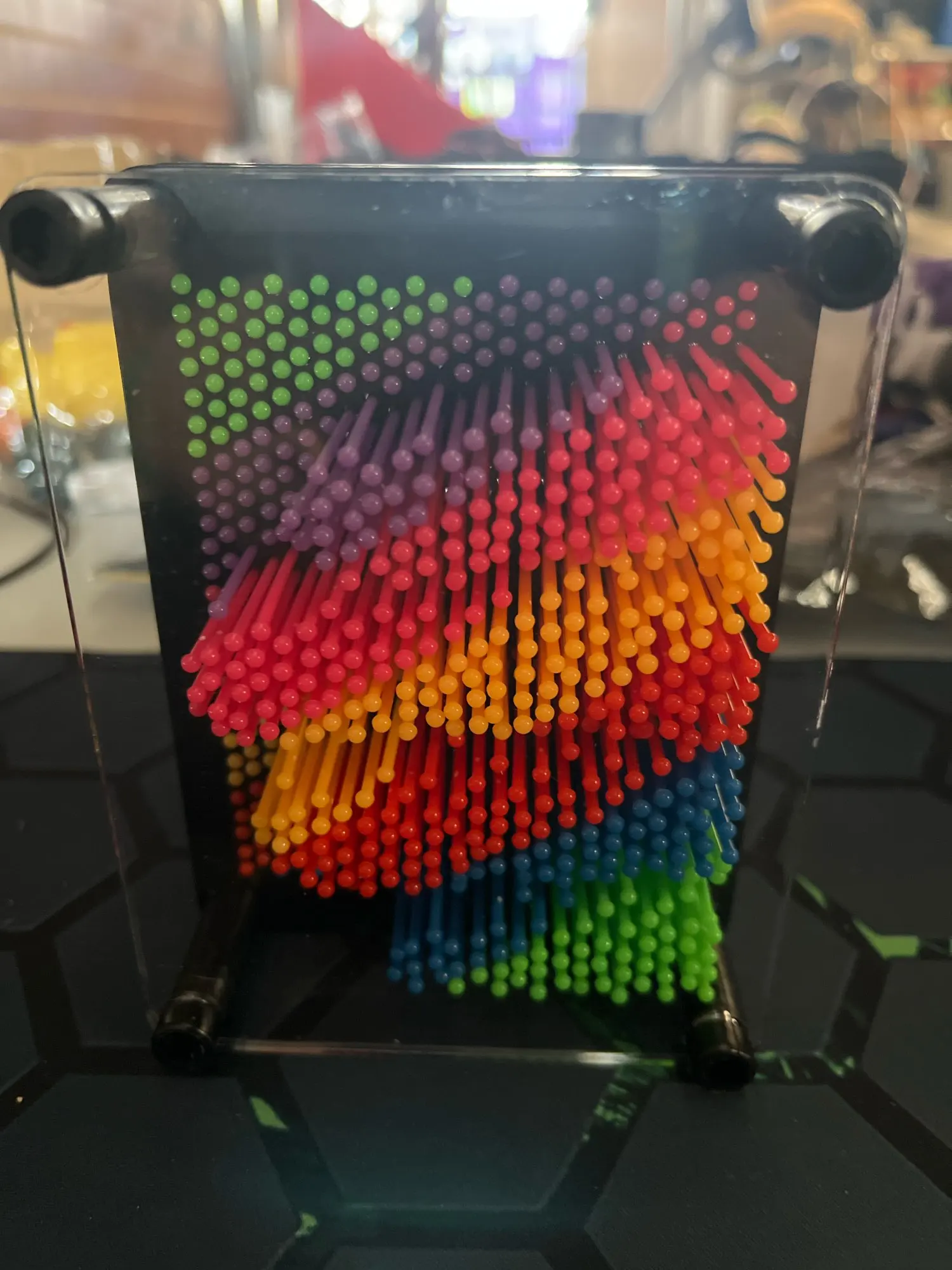 3D Clone Pin Compression Art Clone Hand Model Children's Toy Screen Insertion Pin Board Sculpture Painting Carving Illustration photo review