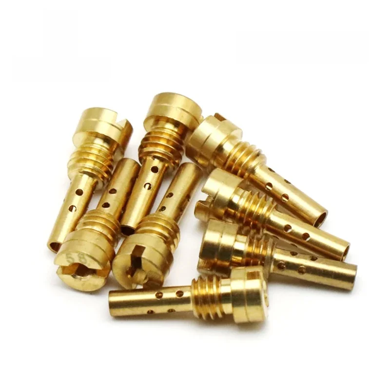 ZSDTRP 10 pièces N424-25B moto carburateur lent pilote Jet injecteur buse pour Keihin CV CVK CVH FCR Carb