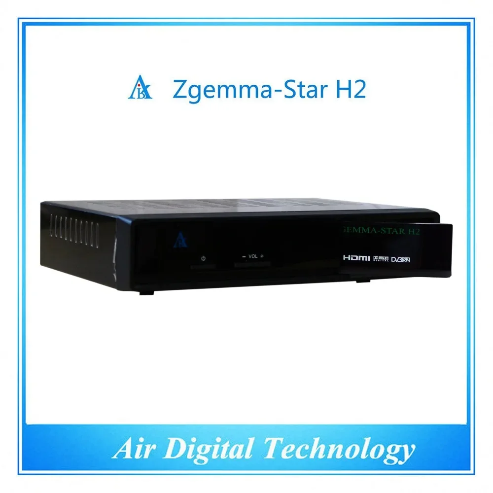 Zgemma star H2 1080p Linux OS TV decoder DVB-S2 + T2 tuner for DVB-T2 with CA