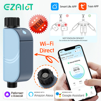 Smart WIFI Garden Watering Timer Tuya Automatic Sprinkler Remote Drip Irrigation System Outdoor Water Controller Valve Goole Hom