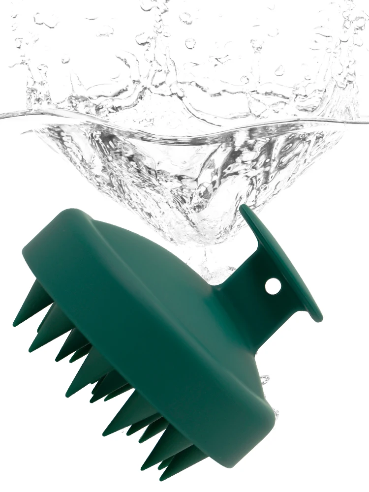 Handheld Silicone Head Wash Clean Care Hair Root Itching Scalp Massage Comb Shower Brush Bath Spa Anti-Dandruff Shampoo image 6