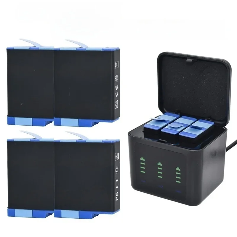 2800mAh dla GoPro Hero 11 10 9 Trójdrożna ładowarka LED do akumulatorów do GoPro 11 10 9 Akcesoria — zdjęcie produktu 7