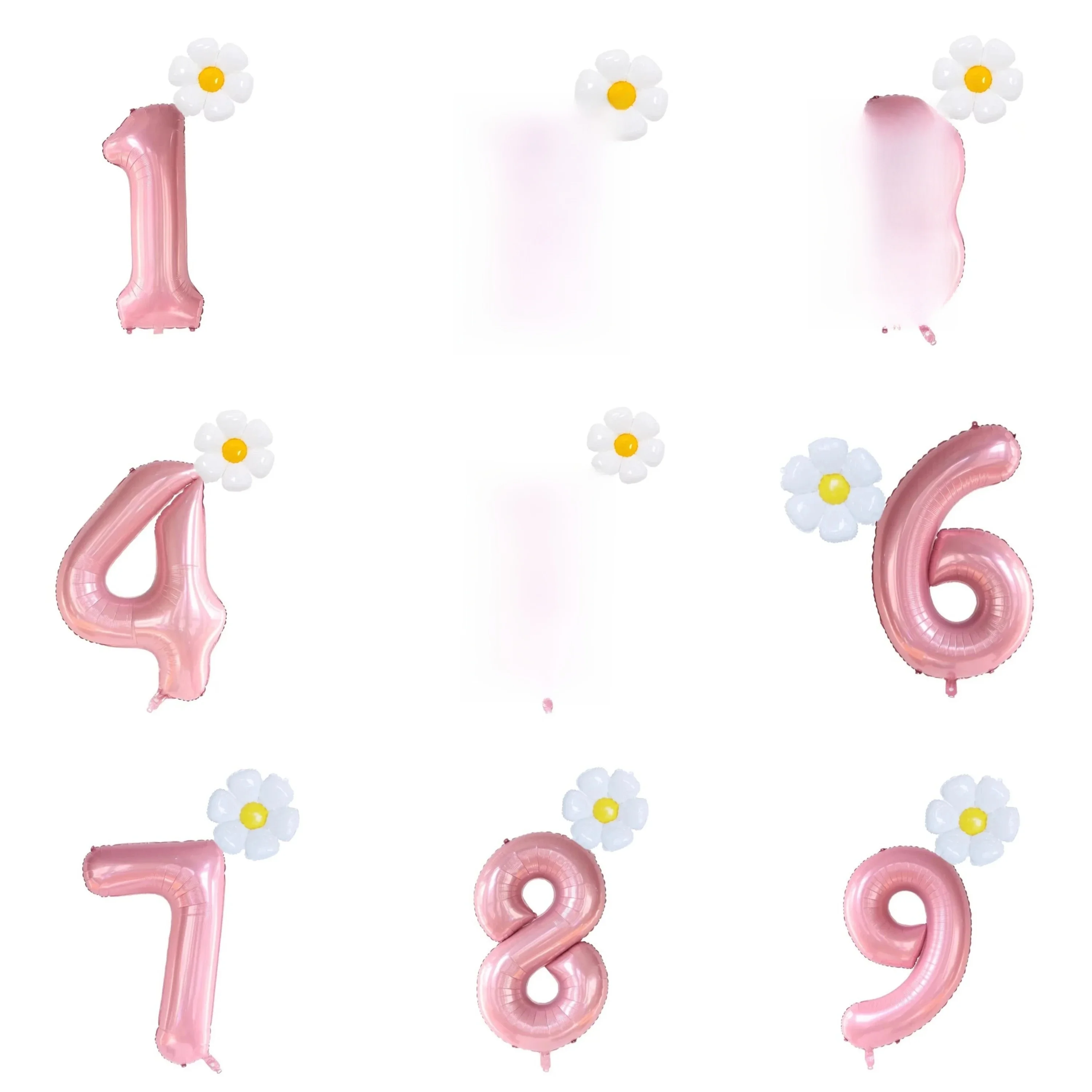 Ensemble de Ballons Macaron Nacrés et Roses en Aluminium pour Garçon et Fille, Décoration de ixd'Anniversaire, Taille Mini, 2 Pièces, 40 Pouces