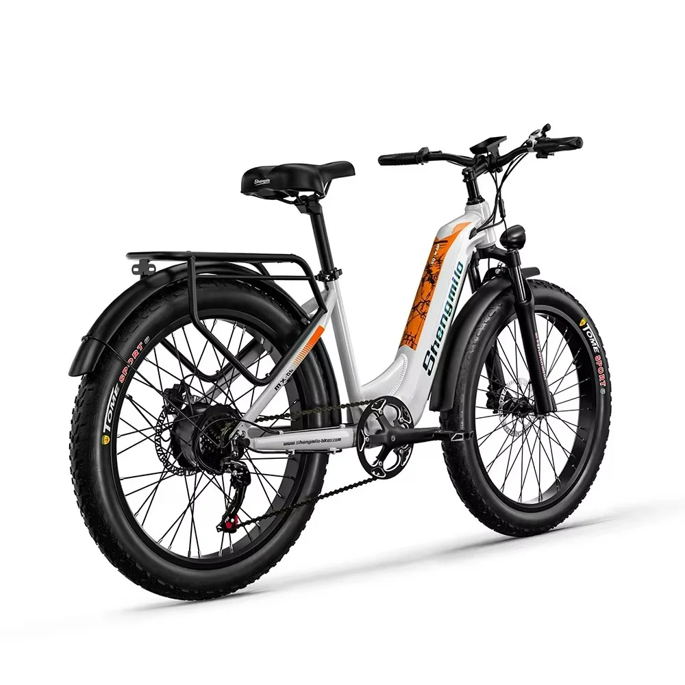 Shengmilo-Vélo électrique de ville MX06 de 1000W pour adulte, bicyclette urbaine de 26 pouces, batterie de 48V 17,5 Ah