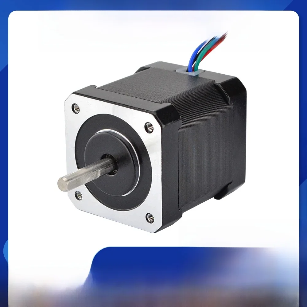 STEPPERONLINE Silnik Krokowy Nema 17 17HS19-2004S1 48mm 2A Nema17 59Ncm z Kablem 1m 4-przewodowy do Drukarki 3D CNC Silnik XYZ — zdjęcie 2